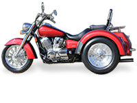 Solid Axle Motor Trike Conversion for Honda 750 Shadow Aero
