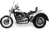Solid Axle Motor Trike Conversion for Harley Dyna