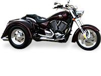 Solid Axle Motor Trike Conversion for Victory Kingpin