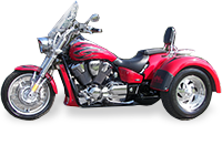 Solid Axle Motor Trike Conversion for Honda VTX
