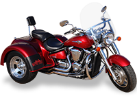 Solid Axle Motor Trike Conversion for Kawasaki Vulcan 2000