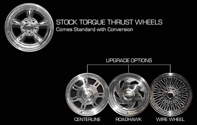Vortex IRS Motor Trike Conversion Wheel Options