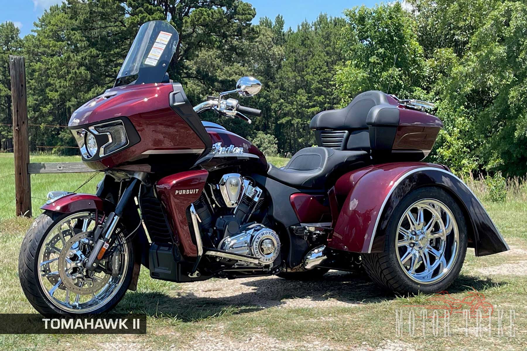 Motor Trike TOMAHAWK II Kit for Indian Motorcycle Models