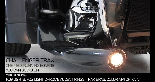 Challenger IRS Motor Trike Conversion Trax Running Boards
