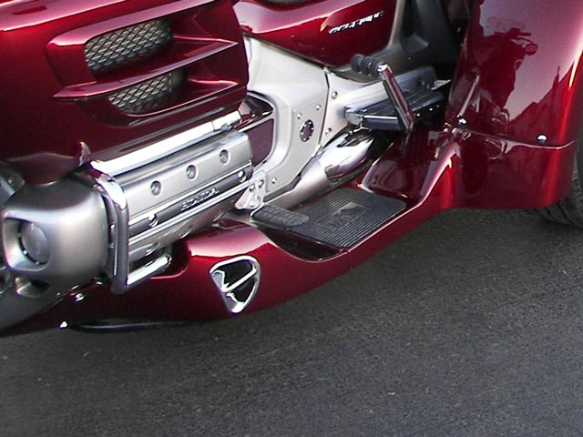 GL 1800 Fastback/Fastback 2+2 Motor Trike Conversion Aqua Shields Running Boards
