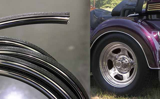 Motor Trike Chrome Fender Trim