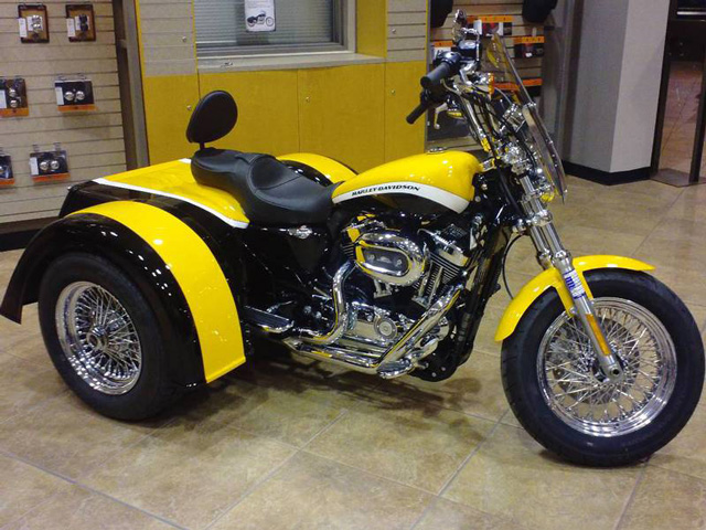 Photo of GTX-Sportster IRS Motor Trike Conversion