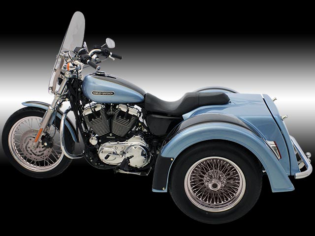 Photo of GTX-Sportster IRS Motor Trike Conversion