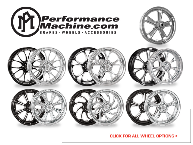 Triumph Rocket Trike with IRS Performance Machine Wheel Upgrades