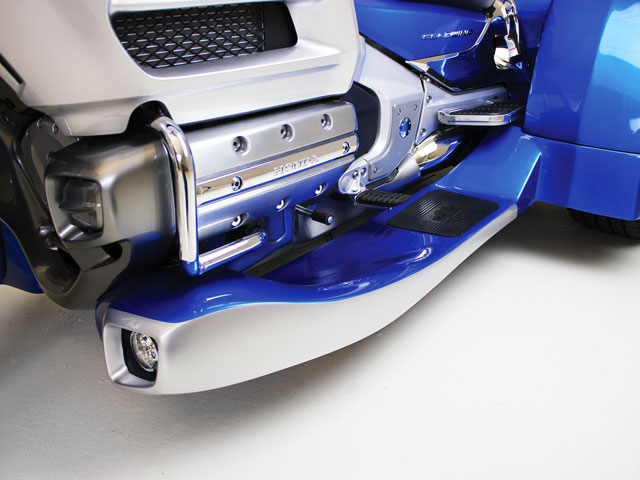 Razor IRS Motor Trike Conversion Aqua Shields Running Boards